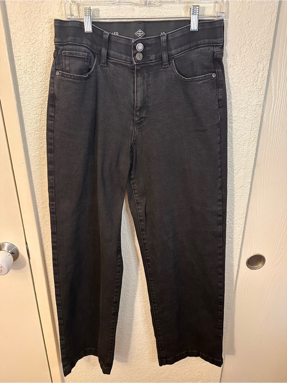 St. John's Bay Charcoal Wide-Leg Jeans